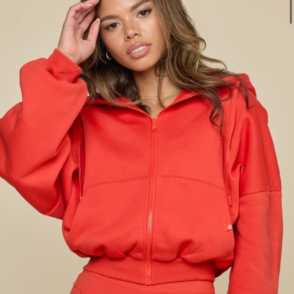 Popflex cloud hoodie cayenne